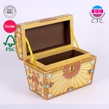 custom new style perrty hande made paper gift box designs
